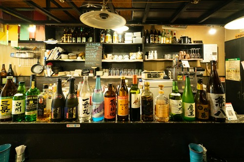 豊富な酒類のバリエーション