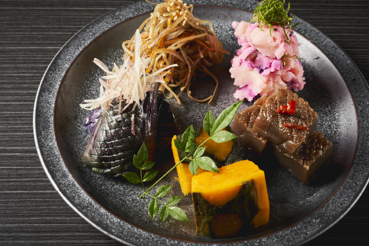 [Plum Course] A seasonal course using autumn ingredients