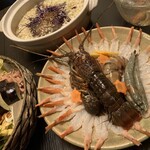 海老尽くしのコースです。
(＋2500円にて飲み放題もお付け頂けます。)
