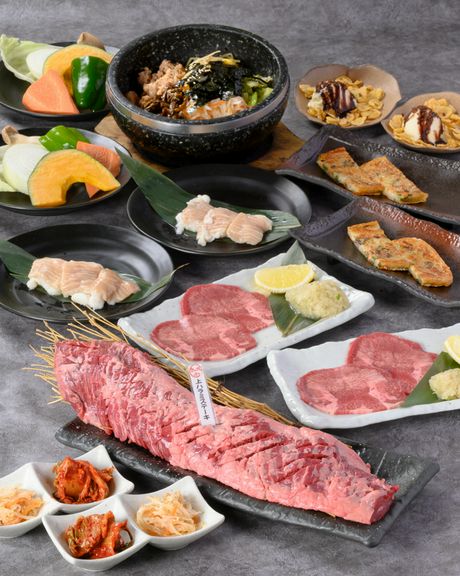 『ジャンボハラミステーキコース』