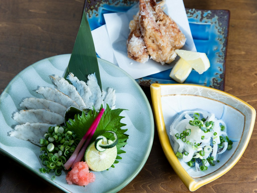 山口名物・河豚を贅沢に味わう『河豚三点セット』