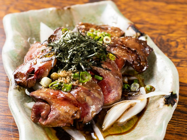 ワンコインで味わえる『鮮度抜群！　鶏肝の炙りレバー』