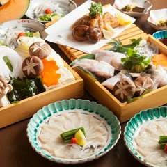 刺身からから揚げ、鍋まで！　人気メニューでフグをたっぷり味わう『なべ刺しコース』