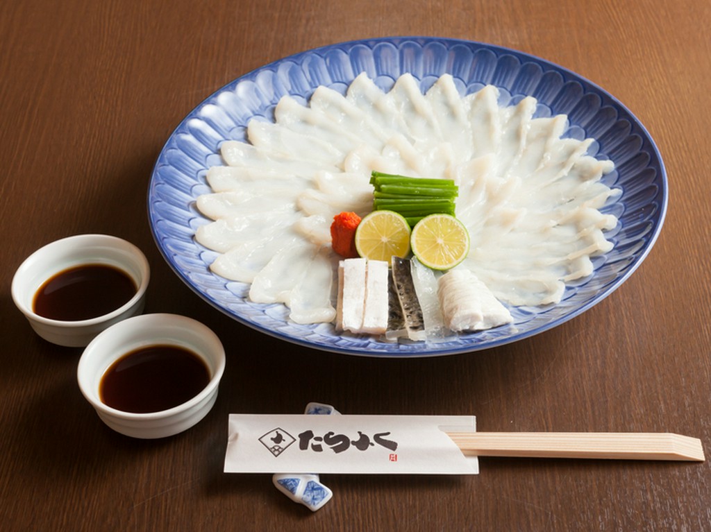 身の旨さと歯応え、ポン酢の香りを楽しむ『ふぐてっさ』