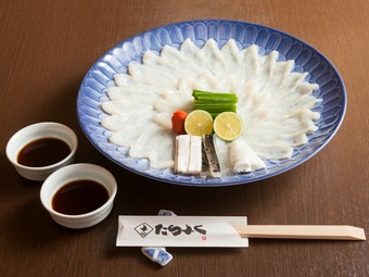 身の旨さと歯応え、ポン酢の香りを楽しむ『ふぐてっさ』