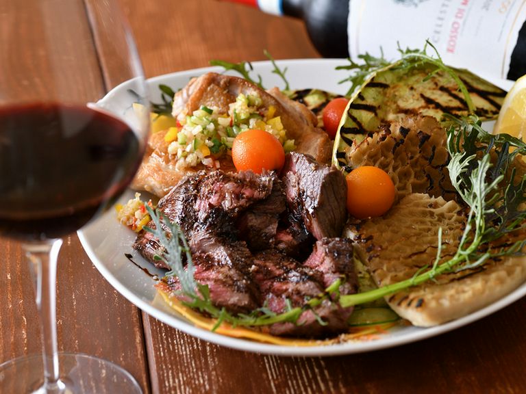 ヒトサラコースメニュー『お肉の盛り合わせ』