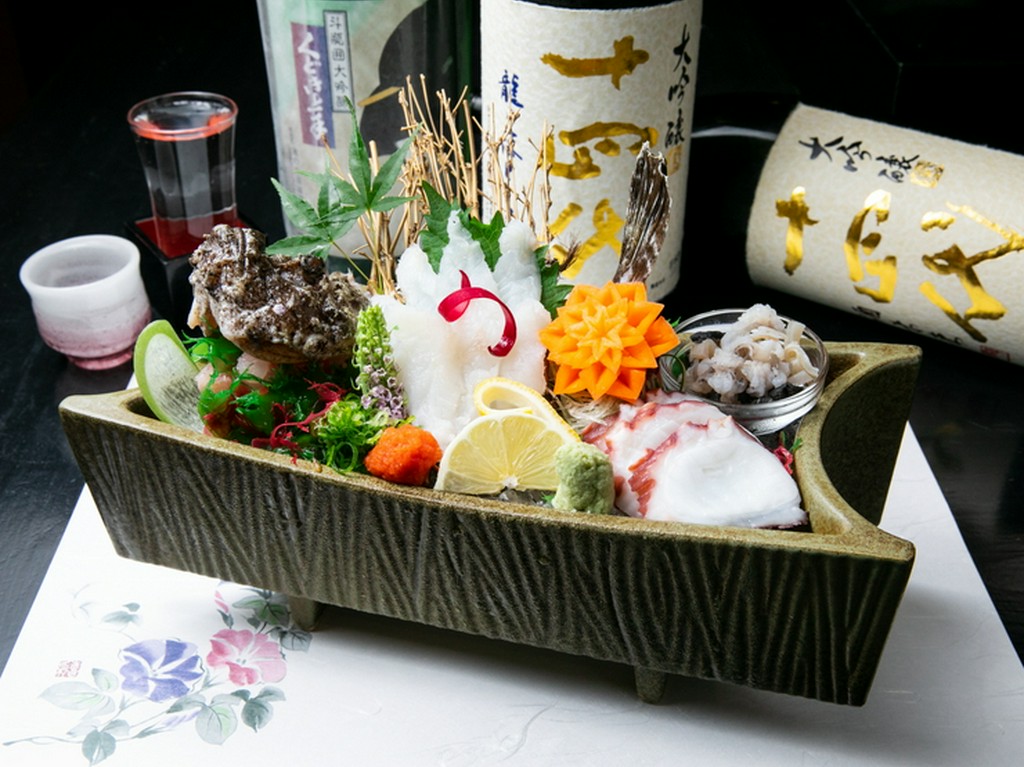 今日一番の魚介を満喫『お刺身盛り合わせ』