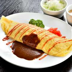 オープン当時からの人気メニュー。みんなが大好き『オムライス』