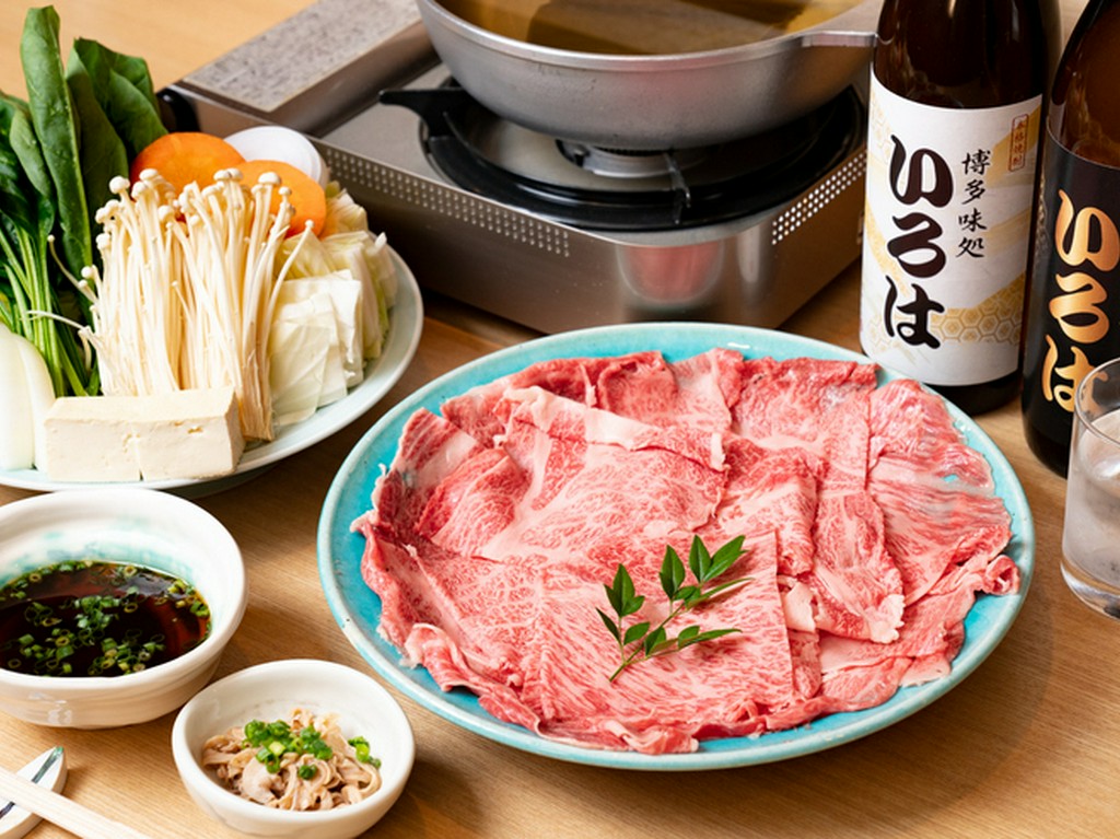 昆布ベースの秘伝のスープが特徴『黒毛和牛しゃぶしゃぶ』