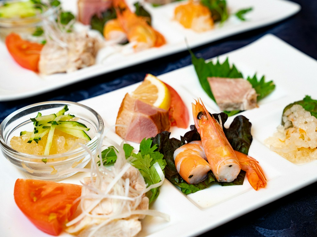 さっぱりといただける珠玉の品々『前菜の盛り合わせ』