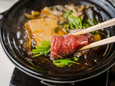 幻の和牛「尾崎牛の味噌すき焼き」