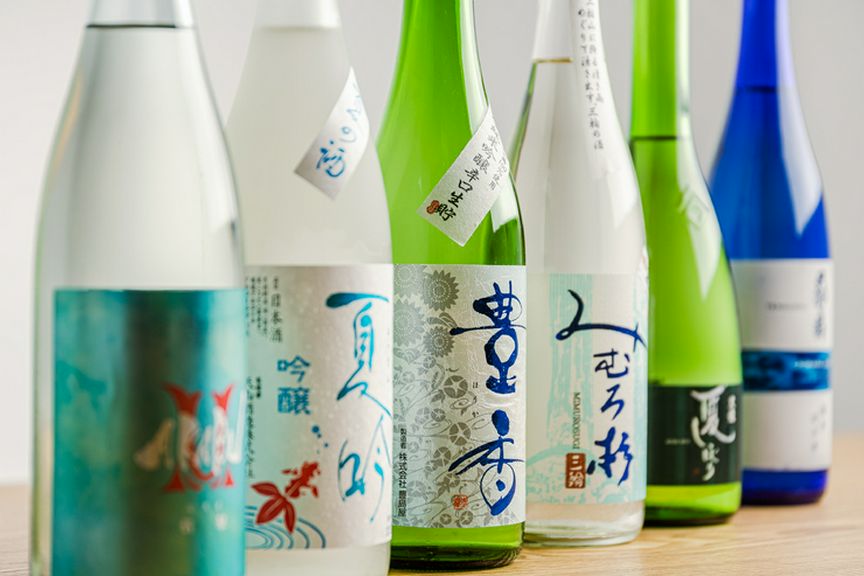 日本酒のペアリングはお料理に合わせて毎月変えています!