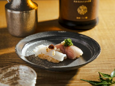 味噌で味わう握りと日本酒ペアリング