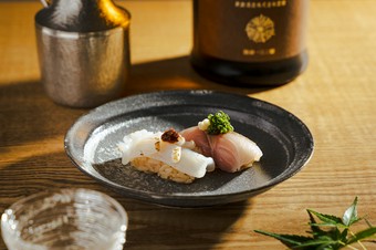 味噌で味わう握りと日本酒ペアリング