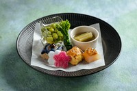 ビーガン・ベジタリアンコース「季節の八寸盛合せ」