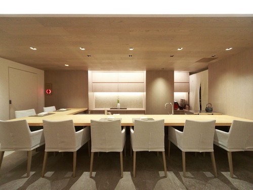 開放感のあるカウンター席