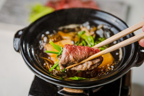 尾崎牛の味噌すき焼き
