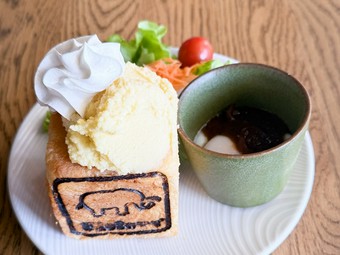 1２月限定メニュー　さつまいも食パン（1日限定10食平日のみ）