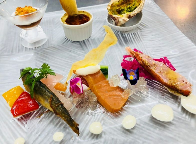 季節の宝石箱。旬食材のオードブル『楽しみのアシェット グルメ風オードブル盛合わせ』