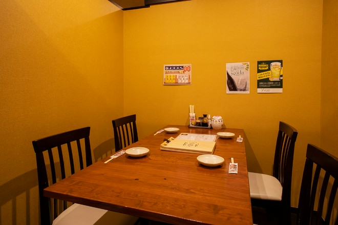 完全個室がある