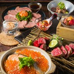 而今・獺祭・荷札酒・風の森など40種類の日本酒が2時間飲み放題♪
