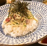 生鰹と特製ダレの海鮮丼!!