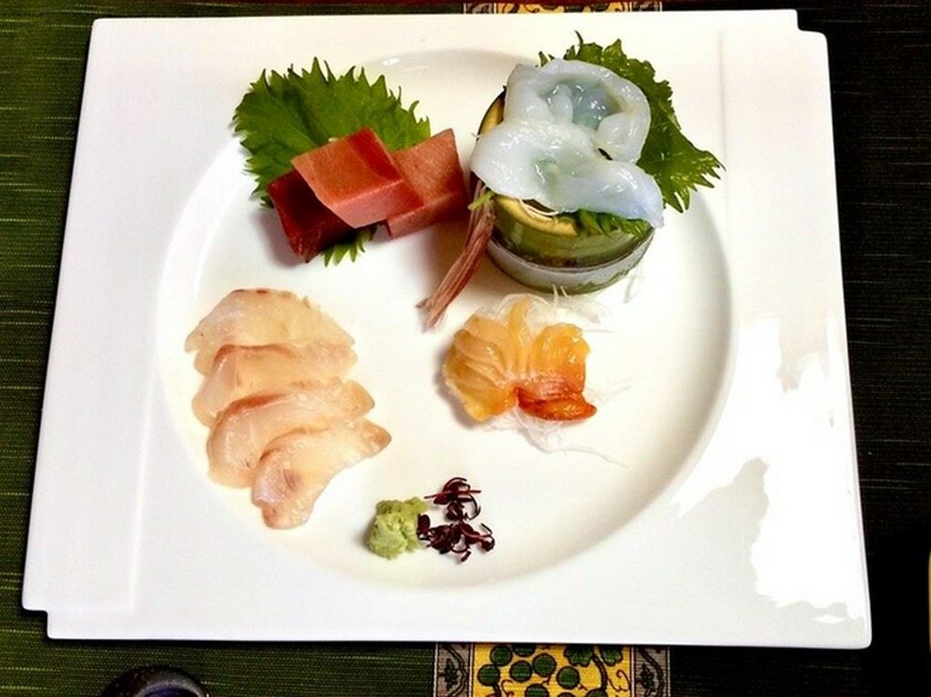 焼き魚と刺し身