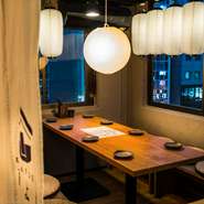 半個室は8名様までOK！