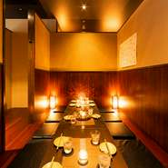 お座敷個室も多数ご用意！