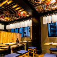 清潔感のある落ち着いた店内は各種ご宴会にオススメ！お寿司食べ放題コースもご用意しております！秋葉原でお寿司を食べる際は「すし酒場 フジヤマ 秋葉原店」へ！！