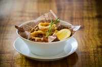 イカリングフライ、白ワインによく合います。