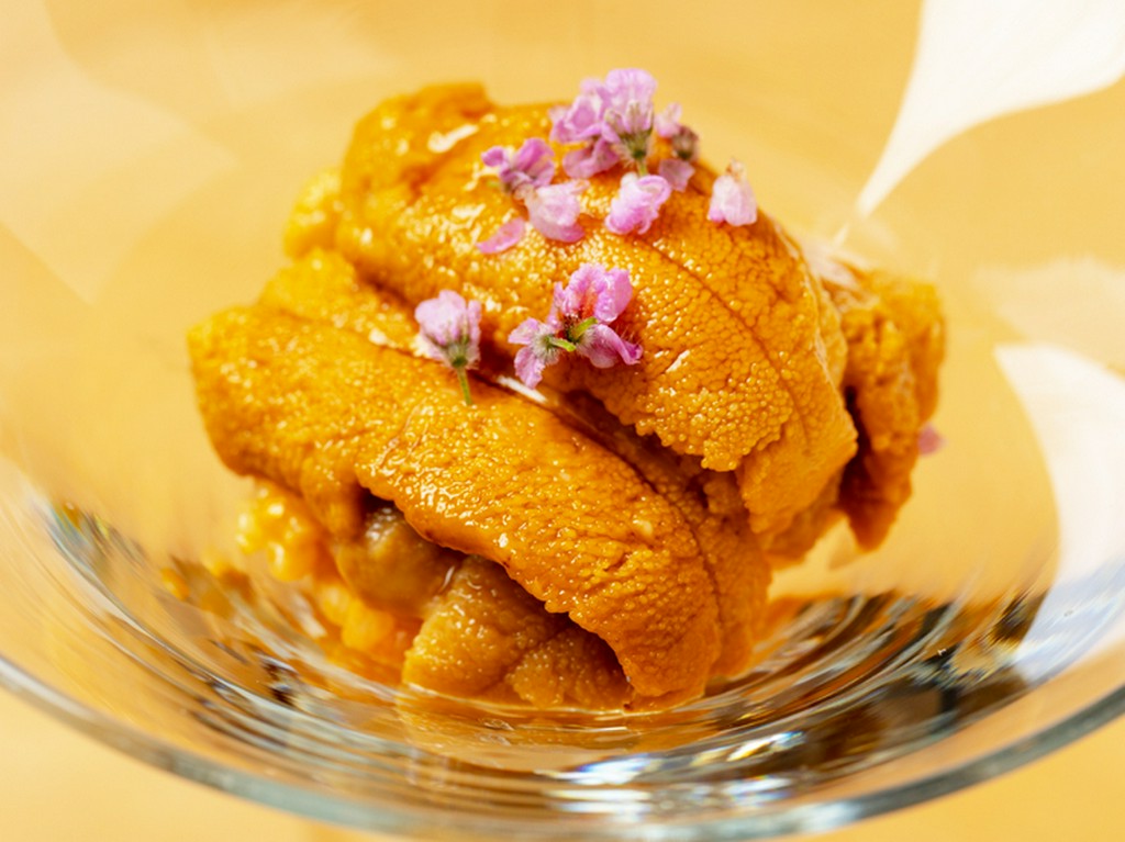 種類の異なるウニのおいしさを食べ比べできる『雲丹の小鉢』