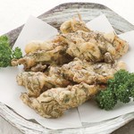 ＜定番の沖縄料理です！＞
沖縄のもずくをカリッとした食感のかき揚げにしました！