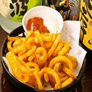 ポテト×タコスミート×チェダーチーズの最強コンビ！