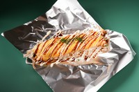 豚肉をクルッと玉子で巻いてあります！