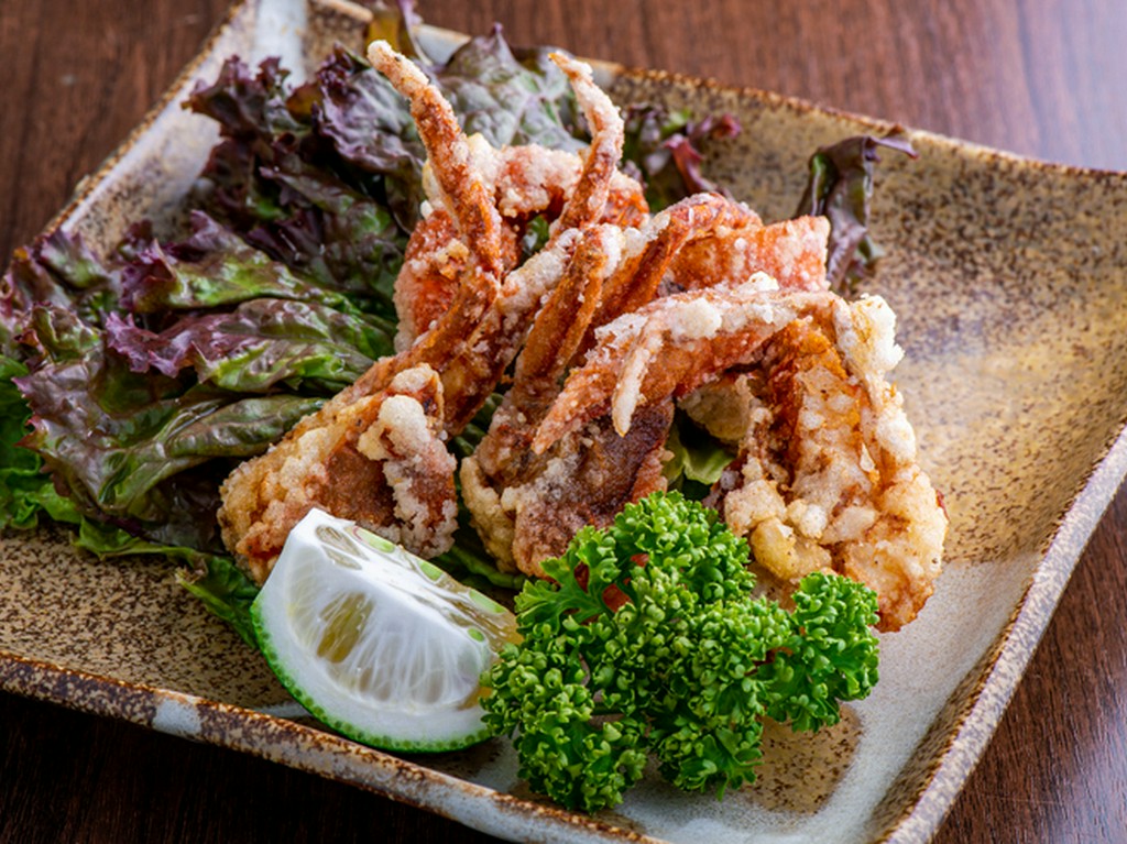 脱皮蟹のから揚げ