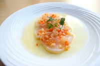 気仙沼産柚子が香る三陸帆立貝柱のマリネ