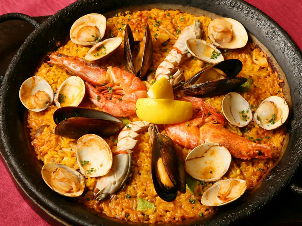 魚介のパエリア（パエジャ　デ　マリスコス）