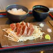 ☆博多和牛ステーキランチ☆
※100g毎＋1000円で追加可能／ご飯、味噌汁おかわり自由★サラダ&ドリンク付／※1日20食限定