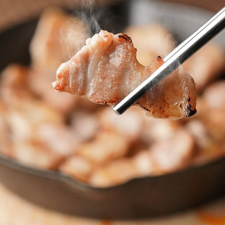 韓国グルメの王道『サムギョプサル』