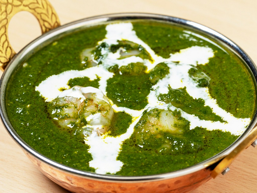 エビのプリプリ食感がたまらない『プロウンサグカレー』