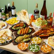 本格的なインド料理に使われるのは、インドのスパイス。30種類を駆使して、本場の味を再現してくれます。カレーの辛さは、甘口、普通、中辛、辛口、激辛、超激辛の6段階。