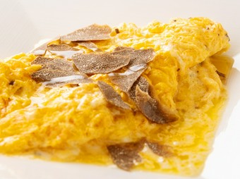 トリュフのオムレツ