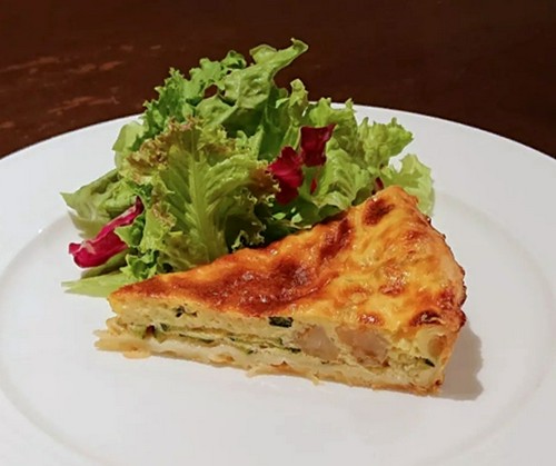 海老とズッキーニのキッシュロレーヌ