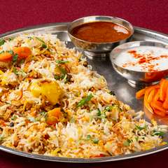 【和印道　木場】一番の人気メニュー。インド風炊き込みご飯『ビリヤニ』