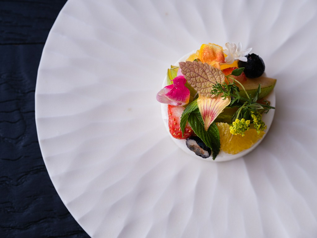 旬の果物を使ったデザート