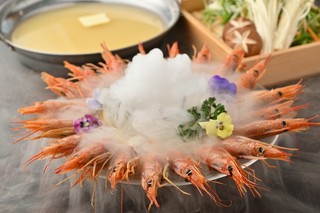 名物！赤海老しゃぶしゃぶ