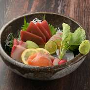 毎日仕入れる朝採れ鮮魚