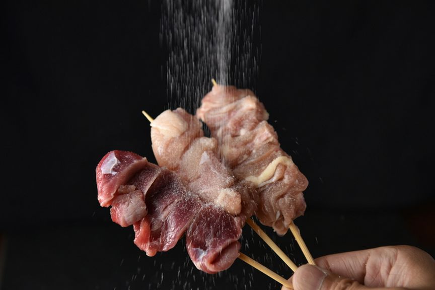 焼き鳥5種の味くらべ