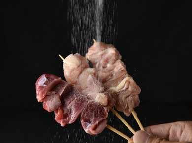 焼き鳥5種の味くらべ